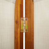 4-Panel Room Divider Light Grey 280x180 cm - Close-Up Angle