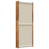 6-Panel Room Divider Light Grey 420x180 cm