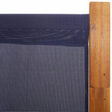 4-Panel Room Divider Dark Blue 280x180 cm - Rear View