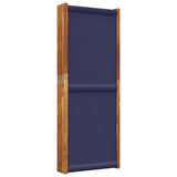 6-Panel Room Divider Dark Blue 420x180 cm - 45-Degree Angle