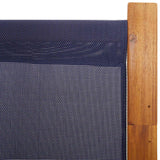 6-Panel Room Divider Dark Blue 420x180 cm - Rear View