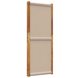 3-Panel Room Divider Taupe 210x180 cm