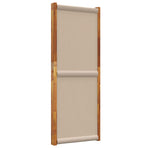 3-Panel Room Divider Taupe 210x180 cm