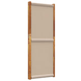 3-Panel Room Divider Taupe 210x180 cm - 45-Degree Angle