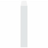 Headboard Cabinet with LED White 200 cm