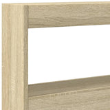Headboard Cabinet with LED Sonoma Oak 200 cm - Extra Image