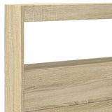 Headboard Cabinet with LED Sonoma Oak 220 cm - Extra Image