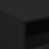 Coffee Table with LED Lights Black 50x49x40 cm - Extra Image