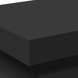 Coffee Table with LED Lights Black 50x50x40 cm - Extra Image