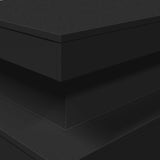 Coffee Table with LED Lights Black 90x50x40 cm - Extra Image