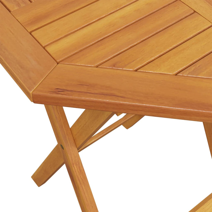 Folding Garden Table ?0x75 cm Solid Wood Acacia