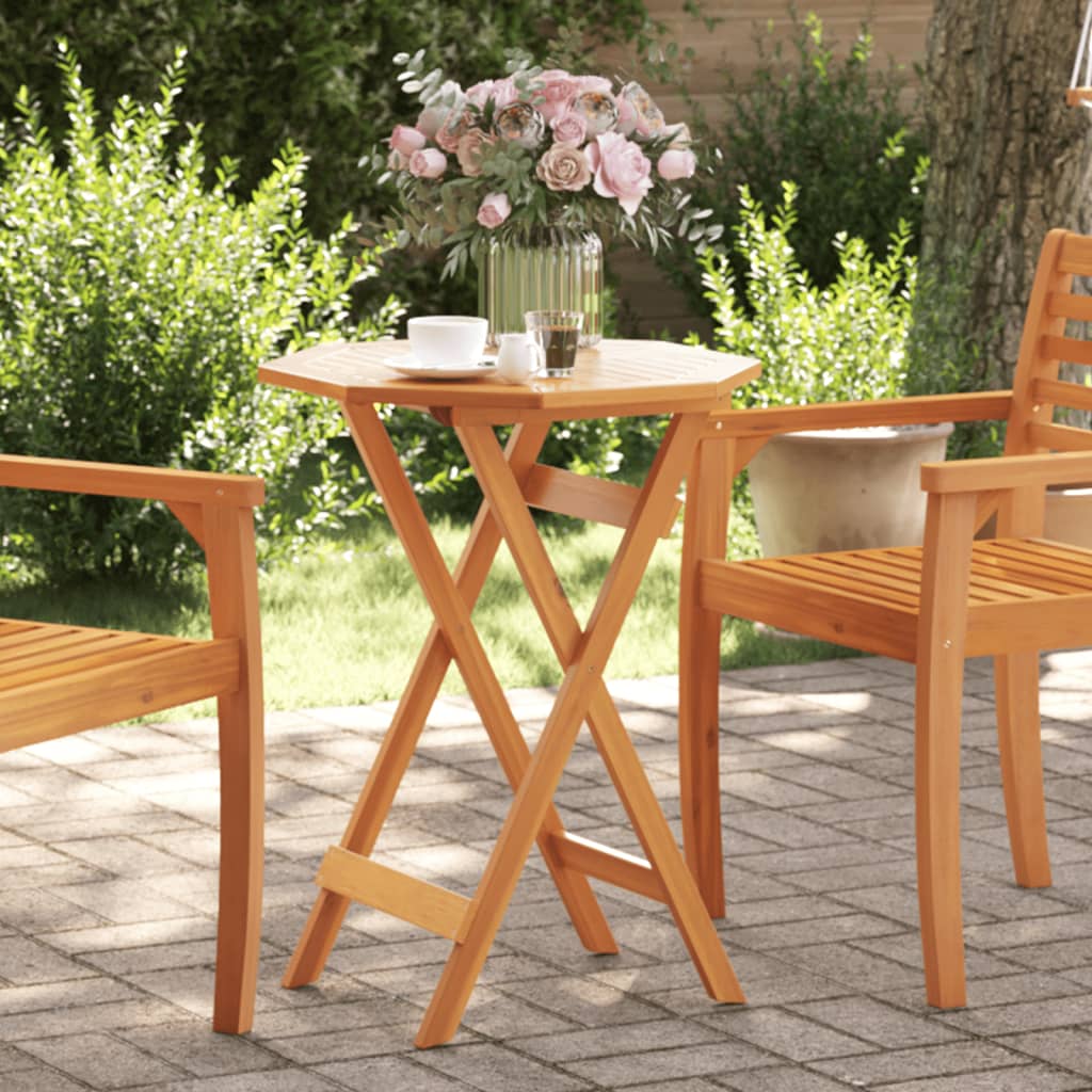 Folding Garden Table ?0x75 cm Solid Wood Acacia