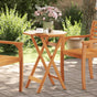 Folding Garden Table ?0x75 cm Solid Wood Acacia