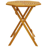 Folding Garden Table ?0x75 cm Solid Wood Acacia - 45-Degree Angle