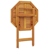 Folding Garden Table ?0x75 cm Solid Wood Acacia