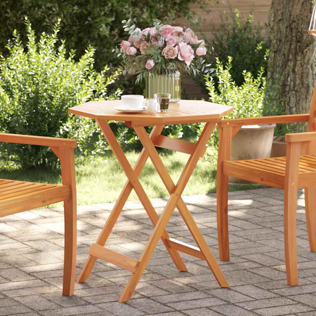 Folding Garden Table ?0x75 cm Solid Wood Acacia