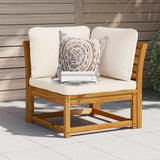 Garden Sofa Corner with Cushions 73x73x65 cm Solid Wood Acacia