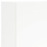 5 Piece TV Wall Units White Engineered Wood - Extra Image