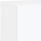 5 Piece TV Wall Units with LED White Engineered Wood
