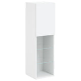 8 Piece TV Wall Cabinet Set with LED Lights White - Extra Image