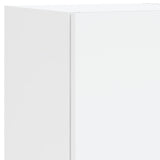 7 Piece TV Wall Cabinet Set with LED Lights White