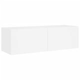 5 Piece TV Wall Cabinets with LED Lights White - Extra Image