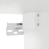 3 Piece TV Wall Cabinets with LED Lights White - Extra Image
