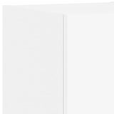 4 Piece TV Wall Cabinets with LED Lights White - Extra Image