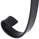 Plant Stands 3 pcs Blue and White Ceramic - Rear View