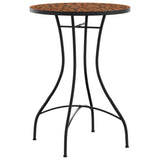 Mosaic Bistro Table Terracotta ?0x70 cm Ceramic