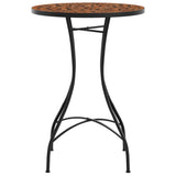 Mosaic Bistro Table Terracotta ?0x70 cm Ceramic