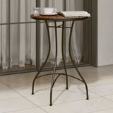 Mosaic Bistro Table Terracotta ?0x70 cm Ceramic
