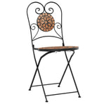 Folding Chairs 2 pcs Terracotta Ceramic