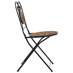 Folding Chairs 2 pcs Terracotta Ceramic