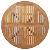 Garden Table Round Ø110x75 cm Solid Wood Acacia