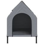 Dog House Light Grey Oxford Fabric and Steel