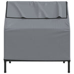Dog House Light Grey Oxford Fabric and Steel