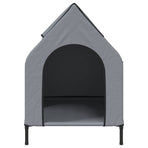 Dog House Light Grey Oxford Fabric and Steel