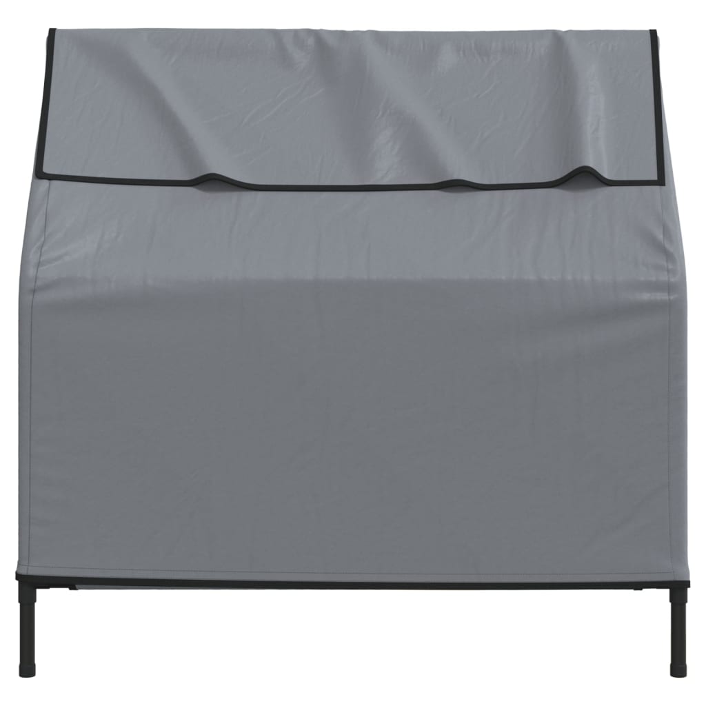 Dog House Light Grey Oxford Fabric and Steel