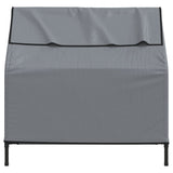 Dog House Light Grey Oxford Fabric and Steel