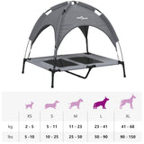 Dog Bed with Canopy Anthracite Oxford Fabric and Steel - Extra Image