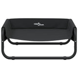 Elevated Dog Bed Anthracite Oxford Fabric and Steel