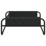 Elevated Dog Bed Anthracite Oxford Fabric and Steel - Rear View