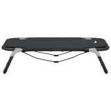 Dog Bed Foldable Anthracite Oxford Fabric and Steel - 45-Degree Angle