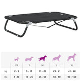 Dog Bed Foldable Anthracite Oxford Fabric and Steel - Extra Image