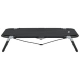 Dog Bed Foldable Anthracite Oxford Fabric and Steel - 45-Degree Angle