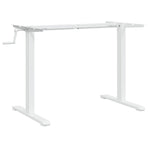 Standing Desk Frame White (94-135)x60x(70-114) cm Steel