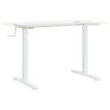 Standing Desk Frame White (94-135)x60x(70-114) cm Steel - Top-Down View
