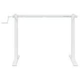 Standing Desk Frame White (94-135)x60x(70-114) cm Steel - 45-Degree Angle