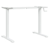 Standing Desk Frame White (94-135)x60x(70-114) cm Steel - Close-Up Angle